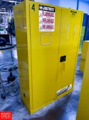 Justrite 45 Gallon Capacity Flammable Storage Cabinet Rigging Fee: $ 50