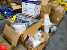 1 Pallet, New Electrical Enclosures and Mounting Hardware Rigging Fee: $ 75