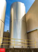 Walker 20,000 Gallon All S/S Silo Model VSHT-316LSS with Filter, Butterfly Valve and Level Sensor