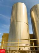 Walker 20,000 Gallon All S/S Silo Model VSHT-316LSS with Filter, Butterfly Valve and Level Sensor