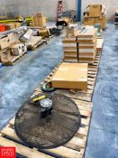 Fan, Solonoids, Uline Post Bases, Straps, Eclosures, Insulation and Waste Cans Rigging Fee: $ 150