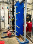 Polaris Plate Heat Exchanger Skid Model 5110B-IS-102, S/N 13770, with Armstrong 7.5 HP Pump, Sensors