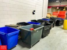 Trash Carts, Bins and Cans Rigging Fee: $ 200