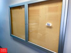 Glass Door Display Board Rigging Fee: $ 25