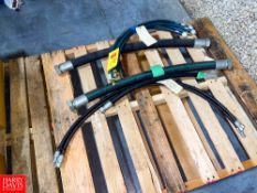 Assorted New Hydraulic Hoses Rigging Fee: $ 25