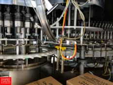 Krones 65,000 BPH 120 Valve Filler/Capper/Rinser with Valves and Fristam Pump Type VarioJet, S/N