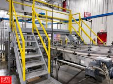 Steel Frame Cross Over Steps and Platform   ***Subject to the Bulk Bid. Lot 133*** Rigging Fee: $