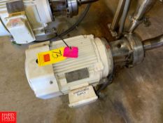 Alfa Laval Centrifugal Pump with Sterling 15 HP Motor and 3