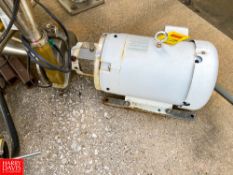 Fristam Centrifugal Pump Model FPX-1532-140 with Baldor 10HP 3490 RPN Motor and 3