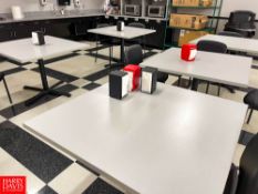 19 Tables, 70 Chairs and 3 Microwaves Located in Break Room Rigging Fee: $ 400