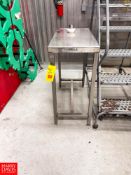 S/S Tables Rigging Fee: $ 75