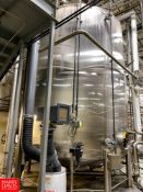 Feldmeier 10,000 Gallon S/S Single Shell Dome Top Dish Bottom Tank S/N 5114905 Rigging Fee: $ 4500