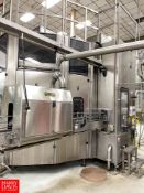 Procomac Fillstar 60 Valve Filler Rinser Capper Model SF60-15-113, S/N P7183 and Procomac Capsulator