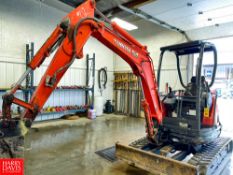 Kubota Excavator Model U25