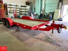 10,000 GVW 16' Tag Along Trailer PA Plate#XR03646