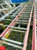 16' x 2' Fiberglass Extension Ladder