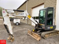 Bobcat Excavator Model E35I, S/N AUXM1138928