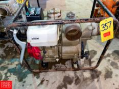 MMD/NAC Gasoline Powered Pump Model NPH-4T, Size 4 x 4 with Honda Engine