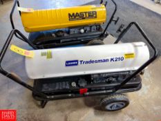 New L.B. White Tradesman 210,000 BTU Torpedo Heater Model K210