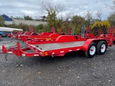 1999 Cronkite 10,000 GVW. 16' Desk Dual Axle Plate #XY46664