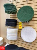 New White, Black and Green Scrubber Discs up to 17