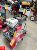 Stone Saw Devil Gasoline Powered Masonry Saw with Honda Auger