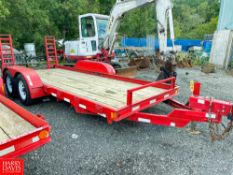 10,000 GVW 16' Tag Along Trailer PA Plate#XJY8533