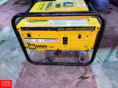 MMD Equipment Generator Model NGK-2900H