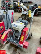 Stone Saw Devil Gasoline Powered Masonry Saw with Honda Auger