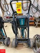 Makita Electric Jack Hammer with Dollies and Tools