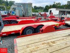 Cronkhite 16' Dual Axel Tag Along Trailer, PA Plate#PT6904W, #05