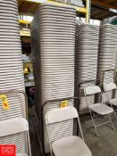 Folding Chairs with Cart