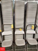 Folding Chairs with Cart