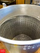 80 Quart Pots with Strainer Basket