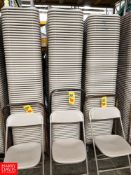 Folding Chairs with Cart