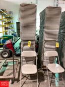 Folding Chairs with Cart