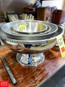 Large Decorated Punch Bowl