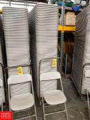 Folding Chairs with Cart