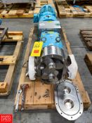 Waukesha Cherry-Burrell Positive Displacement Pump with Gear Reducing Drive Mounted on S/S Base,