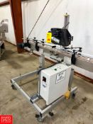 E-PAK Labeler with Plastic Table Top Chain Conveyor Location: Fleetwood, PA Rigging Fee: $ 100