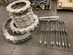 Krones Bottle Filler Parts - 26oz Starwheels Location: Fleetwood, PA