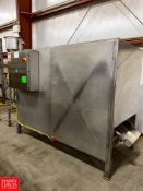 Gestech S/S Continuous Sanding / Smoothing / Polishing Tunnel / Drum / Pan (Subject to Bulk Bid)