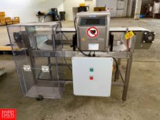 2016 Sartorius Intec Metal Detector with Conveyor Type VISTUS - C2205X9, S/N 20401249Location: