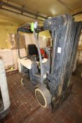Crown Sit-Down Electric Forklift, with 4-Stage Mast with Side Shift (NOTE: Missing Forks &