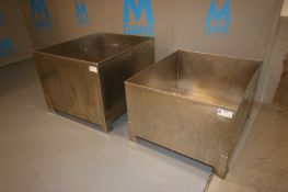 S/S Single Wall Totes, Internal Dims.: Aprox. 46