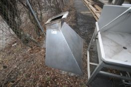 S/S Hopper,Overall Dims.: Aprox. 46