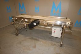 BEST Industrial Group Straight Section of Conveyor, Overall Length: Aprox. 8' L with 23-3/4