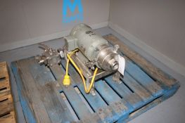 Waukesha 5 hp Centrifugal Pump,M/N 2045, S/N 135441, with Baldor 3450 RPM Motor, 230/460 Volts, 3