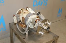 Fristam Aprox. 10 hp Centrifugal Pump, M/N FPX3522-125, S/N FPX35220401454, with Aprox. 2