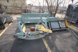 6-Sections of Assorted Hytrol Roller Conveyor,with 5-Sections of Straight Conveyor, with (1) Curve